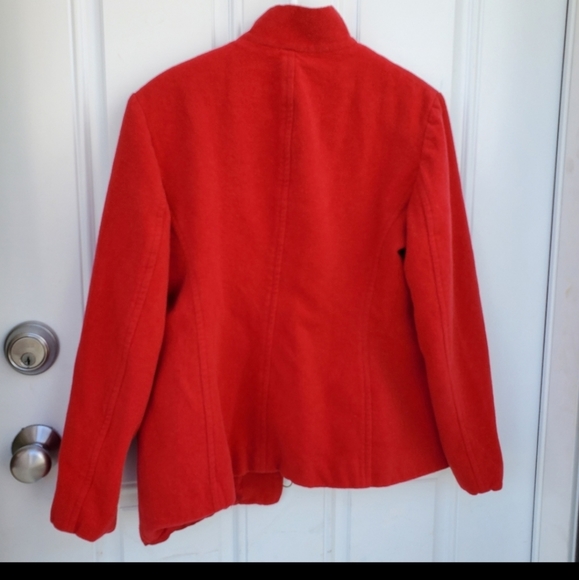 Jones New York Red wool Jacket - Picture 4 of 5